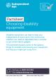 Choosing disability equipment factsheet cover